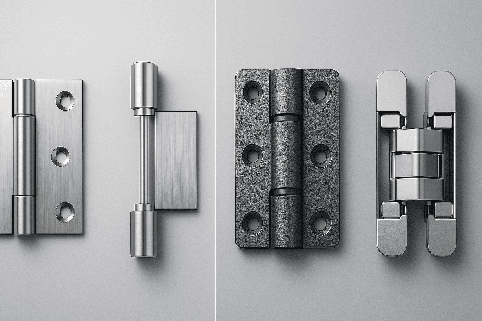 Door hinges: types, designs and applications
