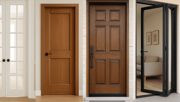 Серия дверей на заказ: полный ассортимент французских, входных, межкомнатных и складных дверей