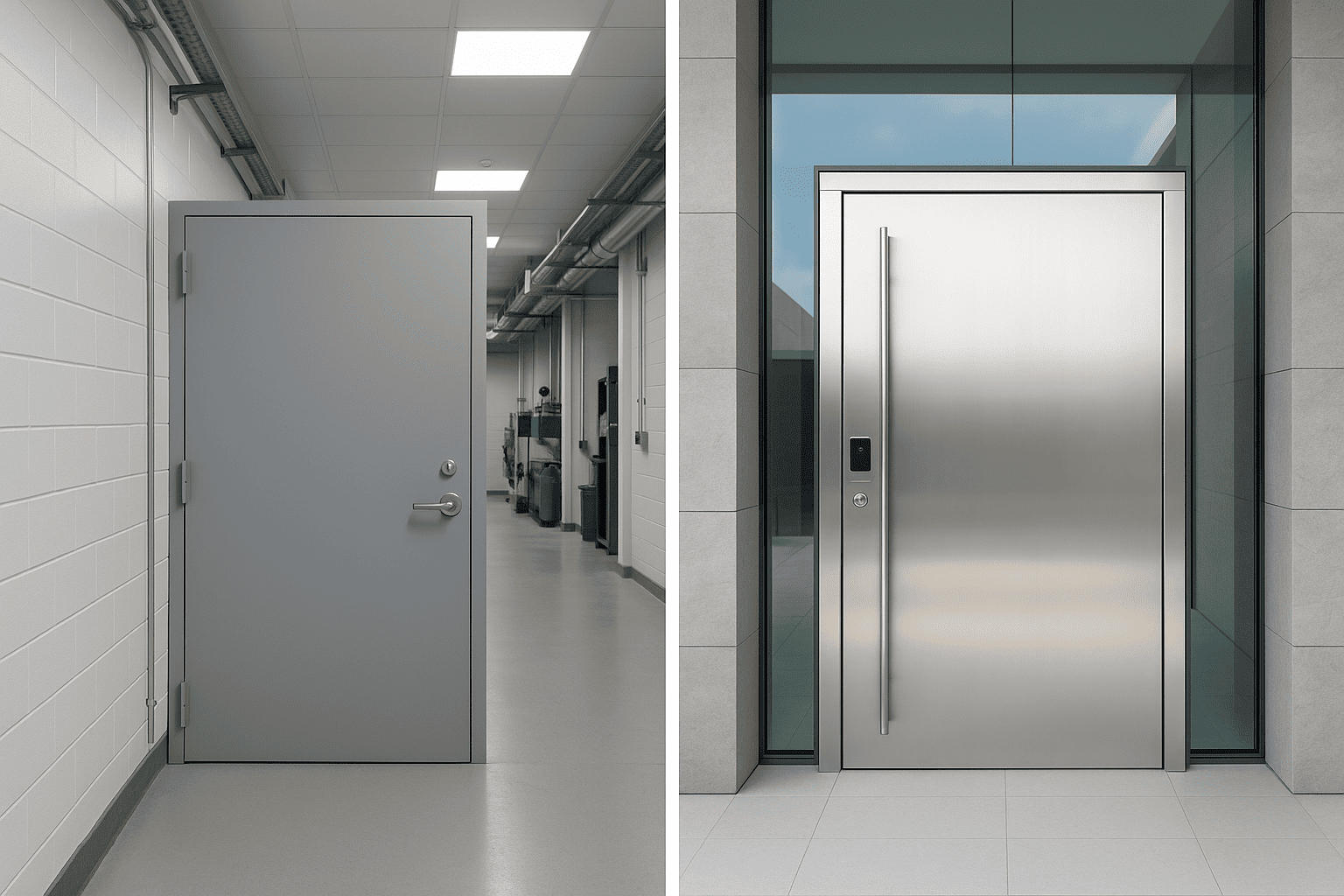 Steel Door vs. Stainless Steel Door Selection Guide