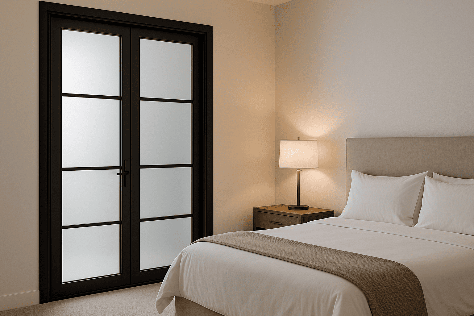 Aluminum Bedroom Doors: Modern Function Meets Project Practicality