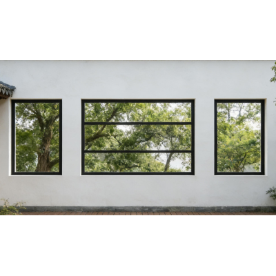 BC-130 Heavy-Duty Hurricane-Resistant Aluminum Casement Window with Integrated Screen