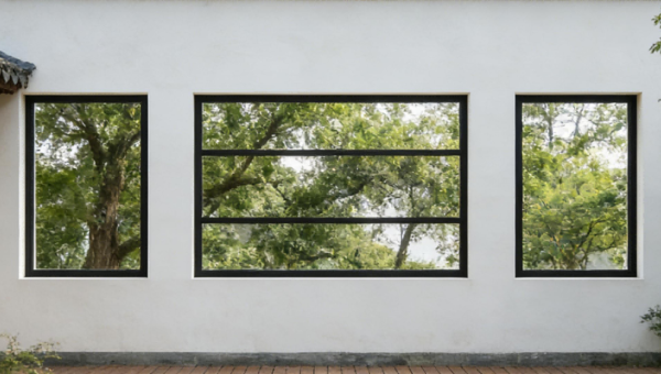 BC-130 Heavy-Duty Hurricane-Resistant Aluminum Casement Window with Integrated Screen