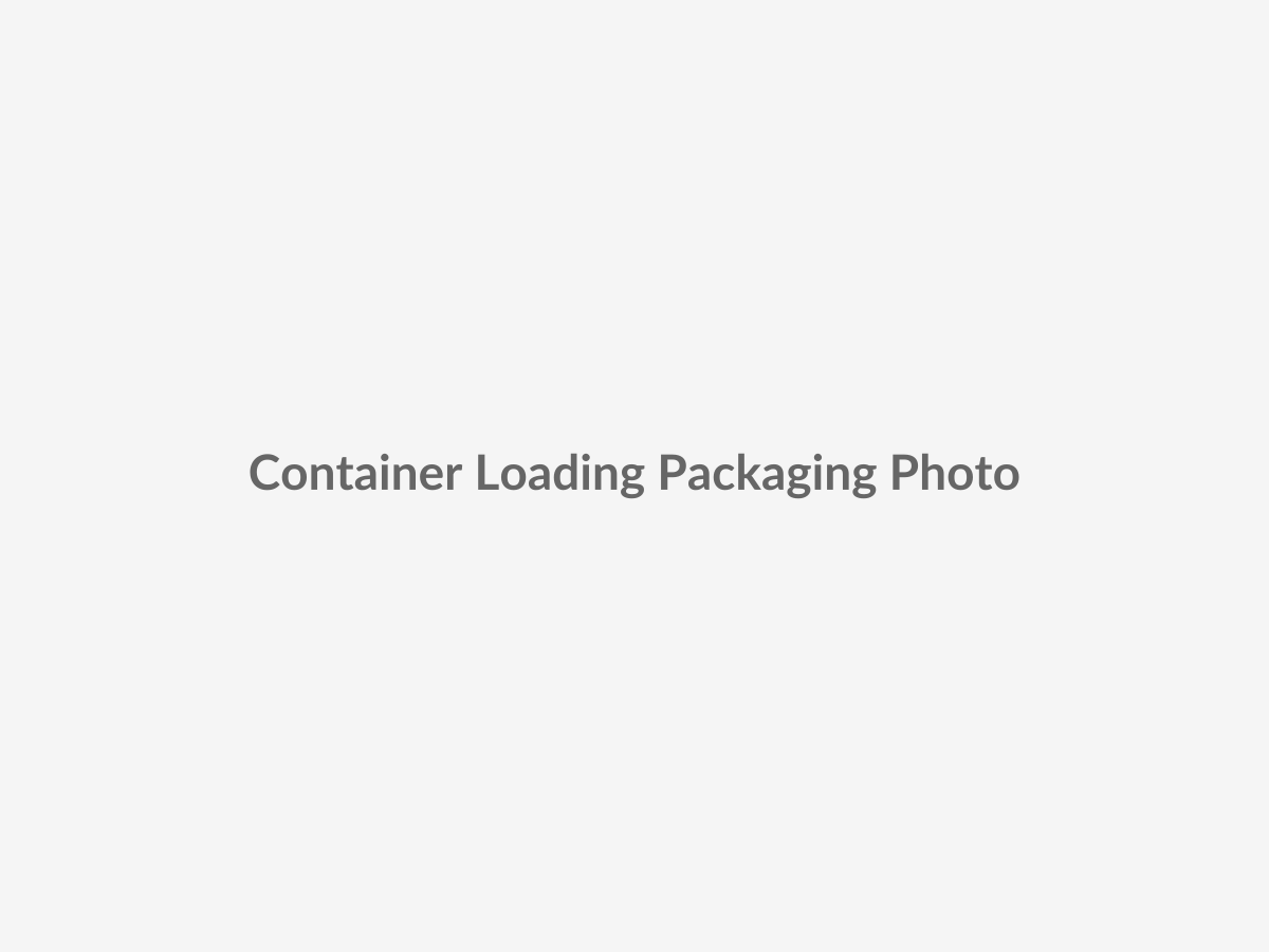 Real-life packaging and container loading placeholder showing bulk commercial steel sectional doors packed with reinforced export frames for damage-free shipment