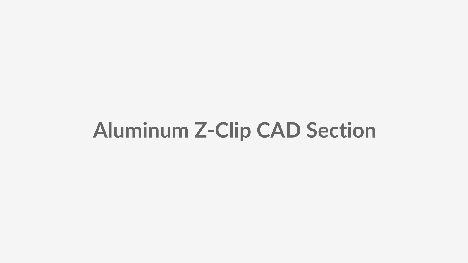 3D CAD sectional detail placeholder showing concealed aluminum Z-Clip mounting brackets, wall cladding panels, support keel structure and dry-installation connection nodes