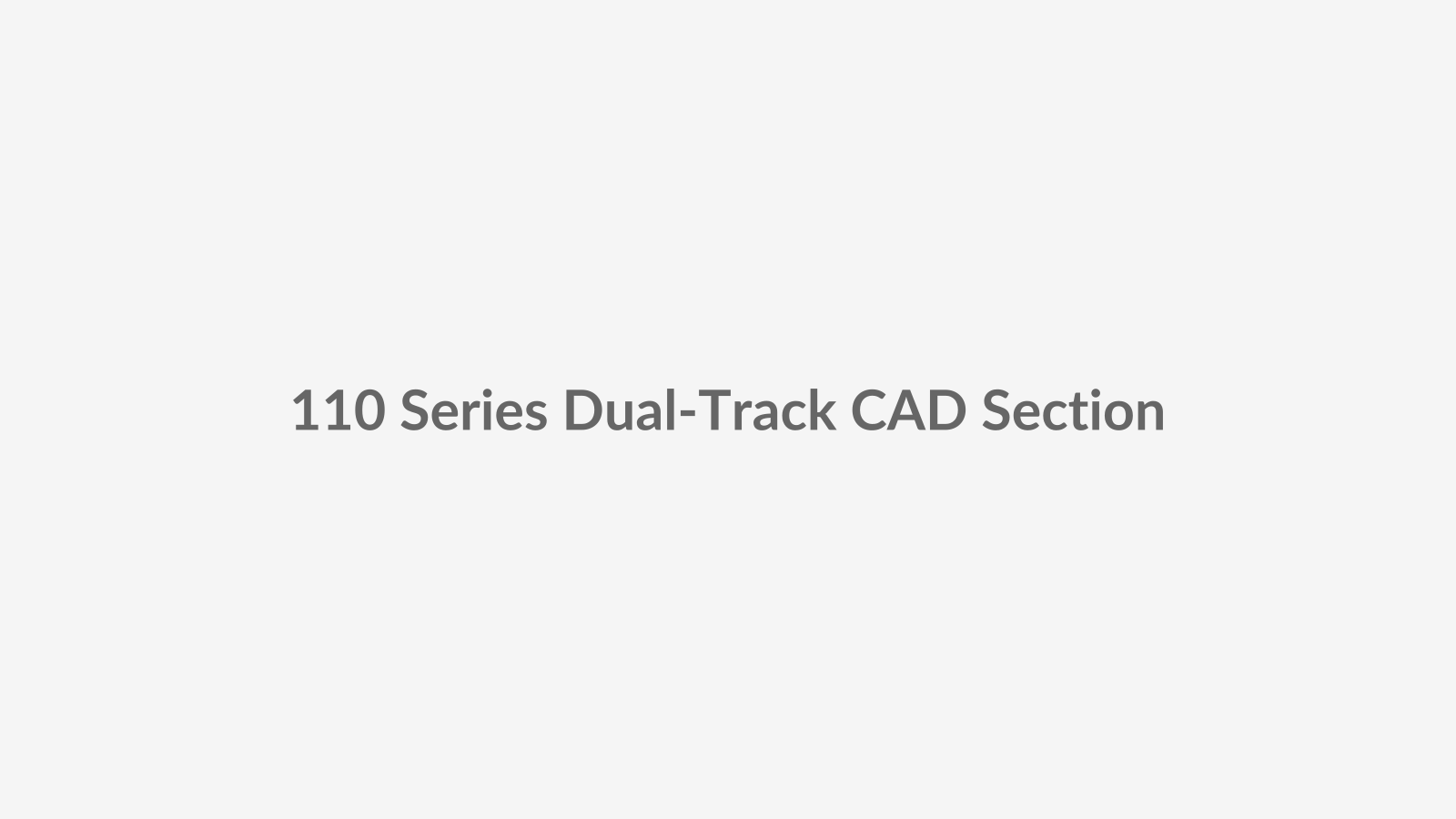 Detailed CAD sectional placeholder showing the 110 Series integrated dual-track security mesh casement window with stainless steel mesh sash, glazed sash, aluminum frame channels, clamping structure and multi-point locking components