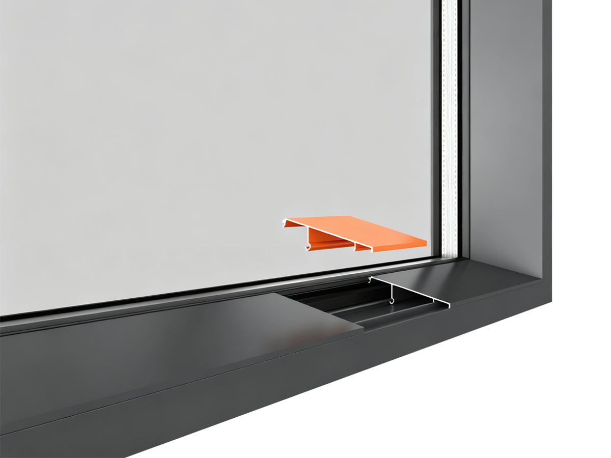 BC-130 closed bidirectional snap-fit heavy-duty glazing bead