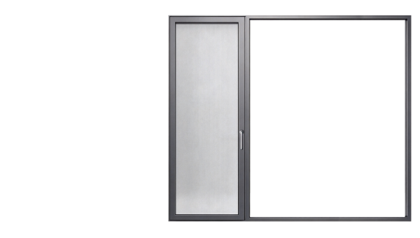 BC-W110 Thermal Break Aluminum Tilt & Turn Window with Integrated Insect Screen