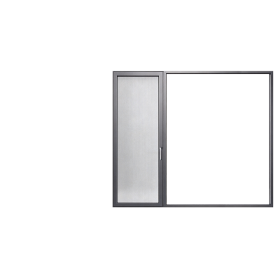 BC-W110 Thermal Break Aluminum Tilt & Turn Window with Integrated Insect Screen