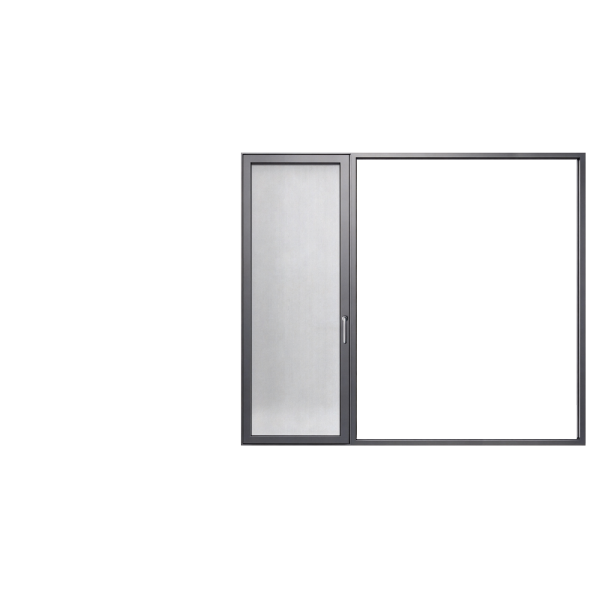 BC-W110 Thermal Break Aluminum Tilt & Turn Window with Integrated Insect Screen