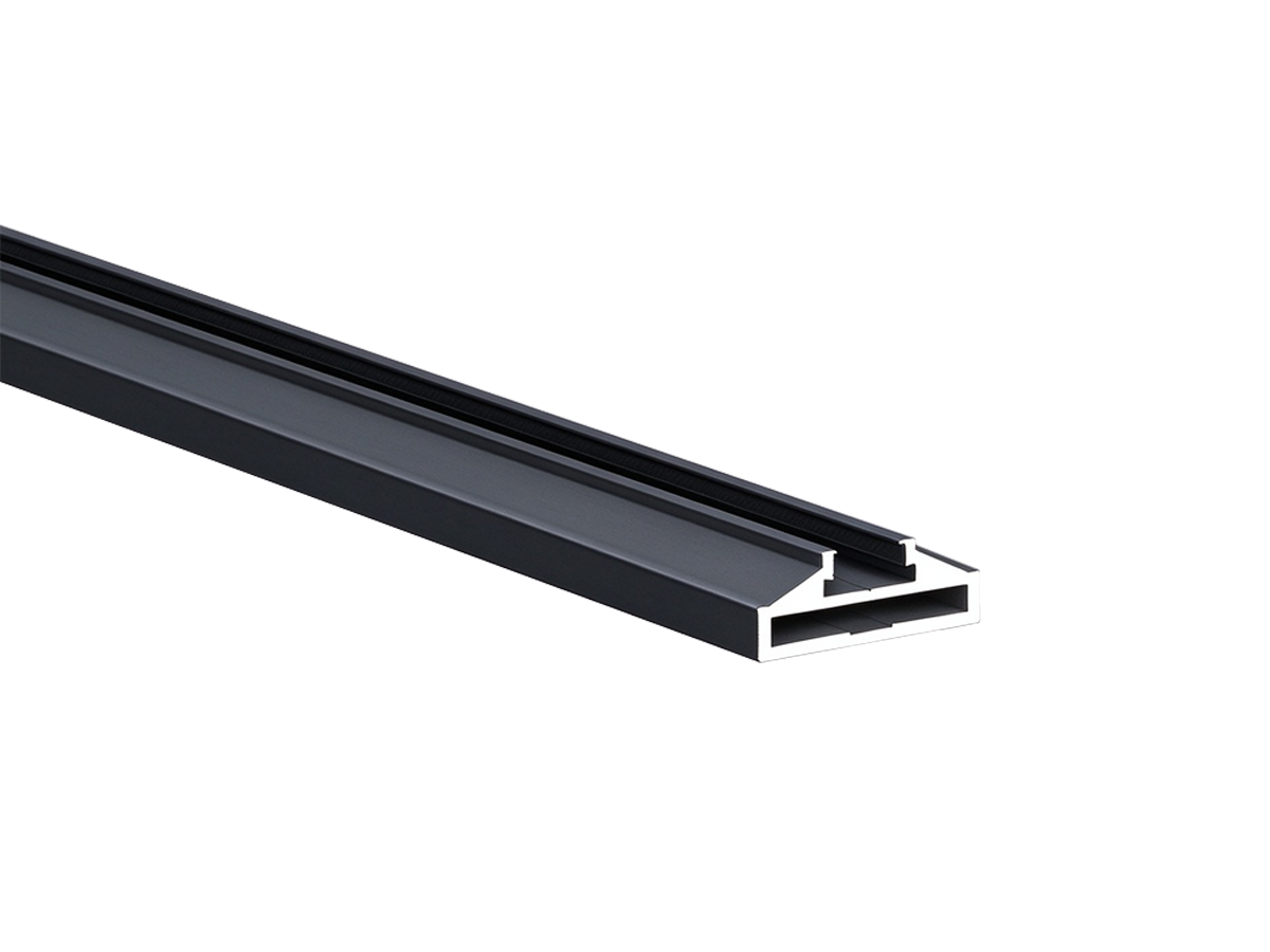 7 mm single-glazing stile frontal sightline detail