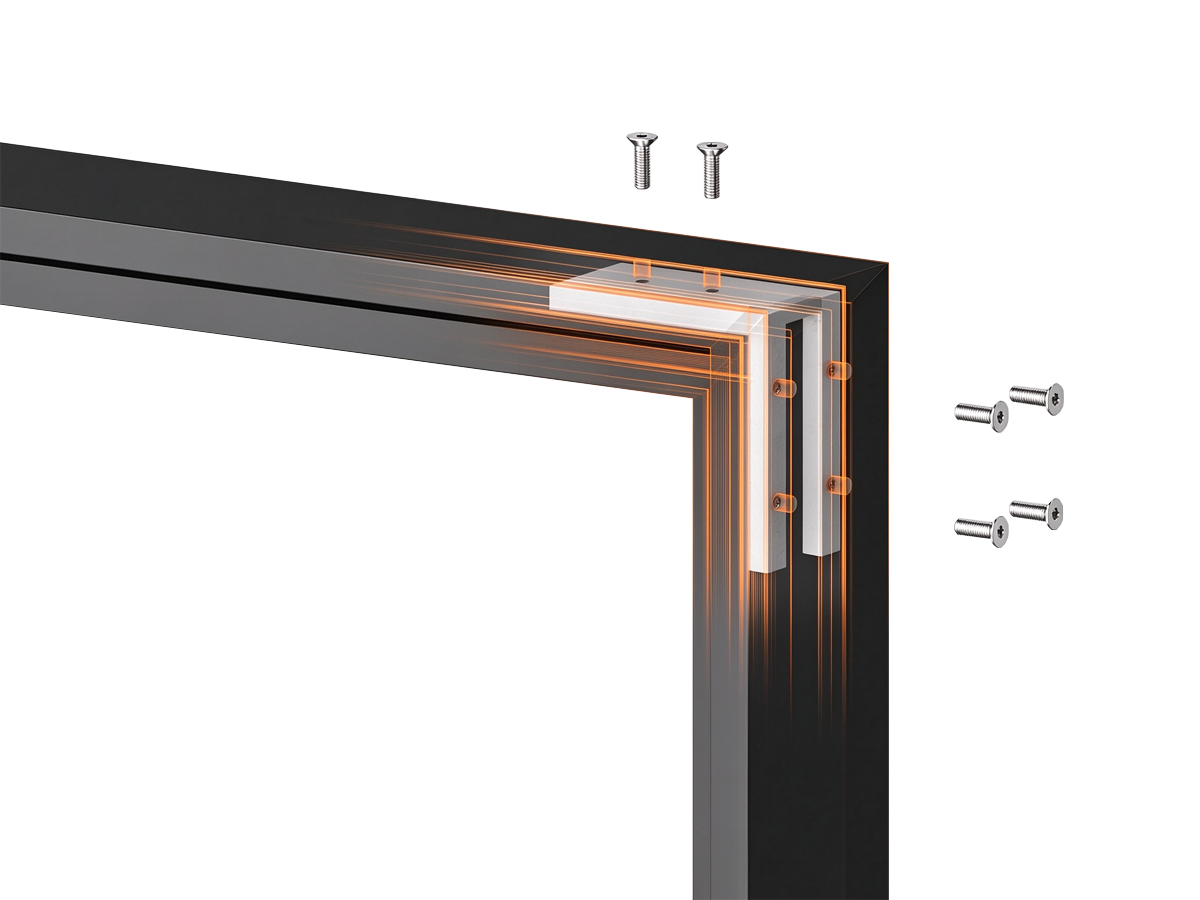 High-precision high-strength corner cleat joints