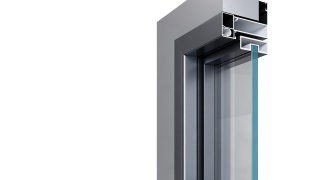 16x45 Aluminum Glass Swing Door