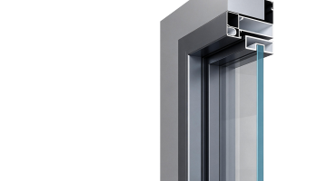 16x45 Aluminum Glass Swing Door
