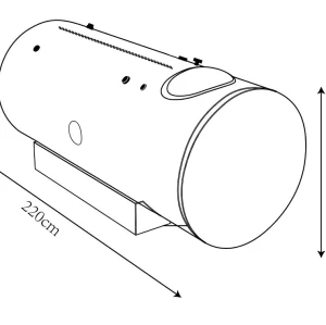 Custom Lying Type Hyperbaric Chamber L-900