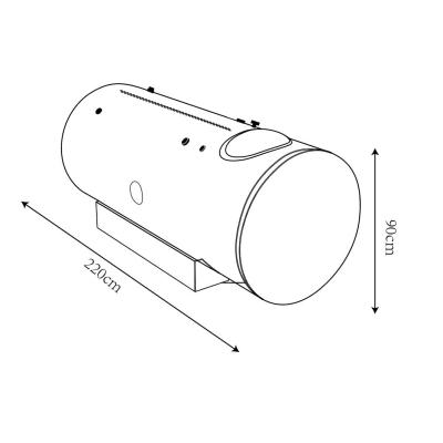 Custom Lying Type Hyperbaric Chamber L-900