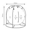 Custom Spherical Hyperbaric Chamber Planet 200 For Multi Person Use-OXY SPACES