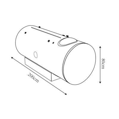 Custom Lying Type Hyperbaric Chamber L-800 Classical Type Chamber