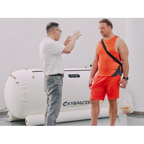 Fitness athletes using OXYSPACES oxygen chambersGenerate strong interest
