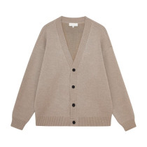 Custom Wool Mohair Cardigan: Off-Shoulder V-Neck Sweater - Retro Chic for Women - Bulk Orders Available