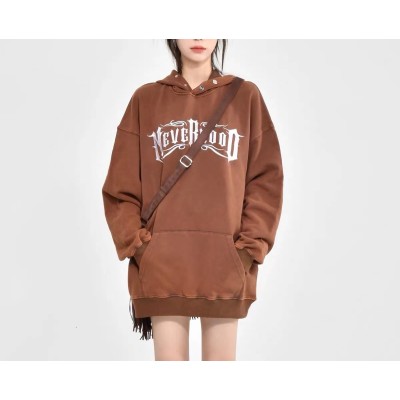 Wetowear Brand Custom Street Monster Women's Hoodie | 100% Cotton Funny Style Design | Support Samples