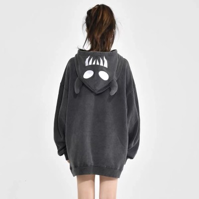 Wetowear Brand Custom Street Monster Women's Hoodie | 100% Cotton Funny Style Design | Support Samples
