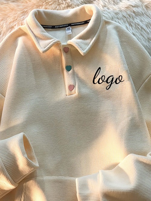 Wetowear Custom knit Sweater Pullover Polo Shirt Sweater Men's Sweater Customization | Embroidery Craftsmanship High Quality ​| Loose Sweater