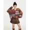 Wetowear Brand Custom Tie-Dye Knitted Mohair Wweaters Cardigan Sweater For Women | V-Neck High Quality Sweaters | Accept Samples ODM OEM