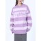 Wetowear Custom Mohair Sweater Women's Striped Sweater | Oversize Warm | Merino Wool Womens Sweater