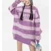 Wetowear Custom Mohair Sweater Women's Striped Sweater | Oversize Warm | Merino Wool Womens Sweater