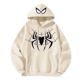 Wetowear Custom Spider-Man Co-Branded Hoodie | Screen Printing High Quality Sweatshirt Men's Cool Hoodie | OEM ODM