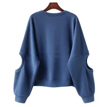 Wetowear Wholesale Fashion Designer Sweatshirt | Women Custom Printed Oversized Crew Neck Sweatshirt