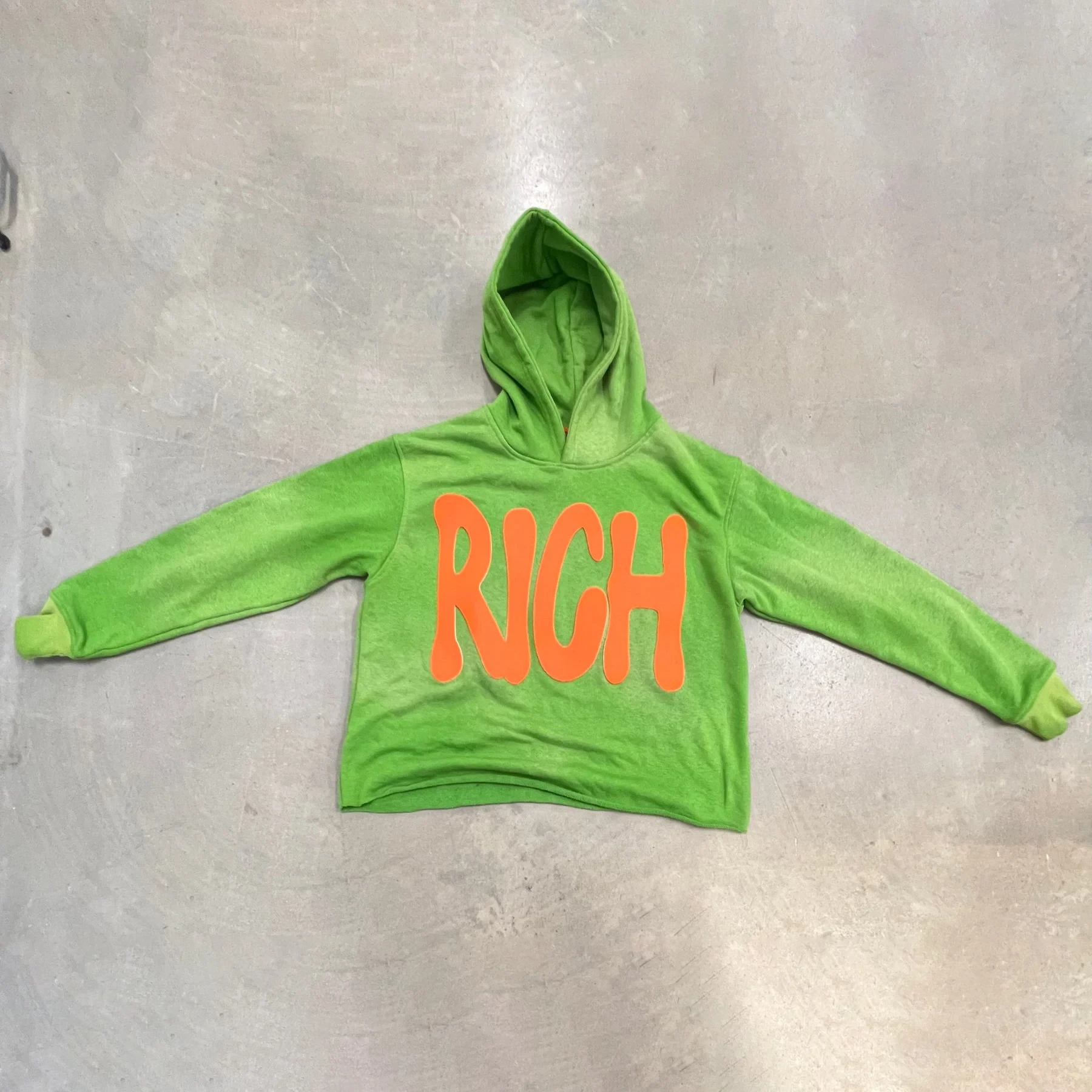 custom chenille embroidered full face zip hoodie