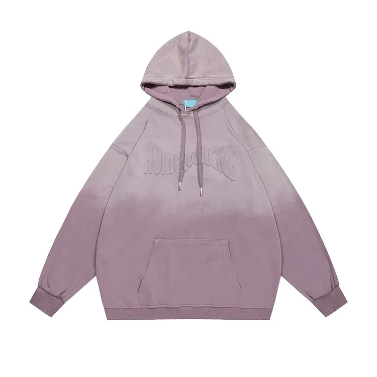 Custom High quality embossed hoodie