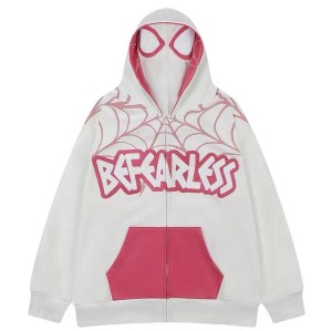 Brand Custom Spiderman Hoodie Mens|Spider Hood Screen Printing 420GSM Sweatshirt|Men's Trendy Hoodie