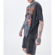 DTG Printed T-shirts Wholesaler | Retro Washed T-shirts Brand Custom Logo | Custom Fabrics