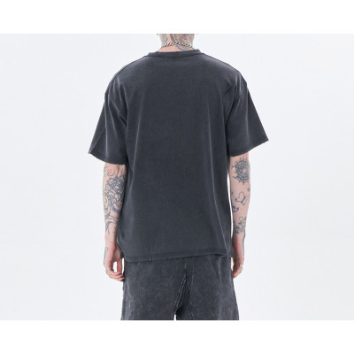 DTG Printed T-shirts Wholesaler | Retro Washed T-shirts Brand Custom Logo | Custom Fabrics