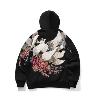 Heavy Embroidery Hoodies Manufacturer For Men | Custom Embroidered Pattern High Quality Hoodies | Accepting Samples
