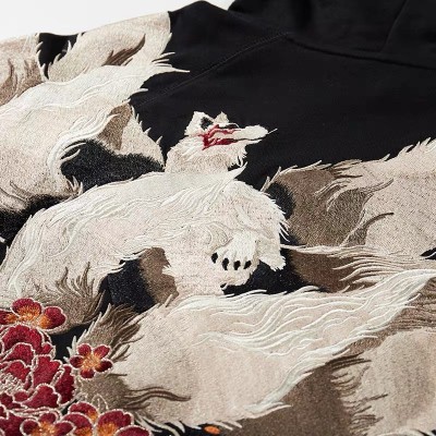 Heavy Embroidery Hoodies Manufacturer For Men | Custom Embroidered Pattern High Quality Hoodies | Accepting Samples