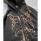 Custom LOGO Washed Hoodie Retro Sweatshirt | Trendy Clothing Manufacturer | Punk Style Skull Print Heavyweight Hoodie