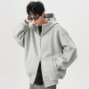 WTW Men Solid Zip Up Pocket Hoodies | 65% Cotton 35% Polyester | Design Inspired Zipper Hoodie | Thick Sports Sweatshirt