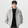 WTW Men Solid Zip Up Pocket Hoodies | 65% Cotton 35% Polyester | Design Inspired Zipper Hoodie | Thick Sports Sweatshirt