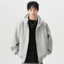 WTW Men Solid Zip Up Pocket Hoodies | 65% Cotton 35% Polyester | Design Inspired Zipper Hoodie | Thick Sports Sweatshirt