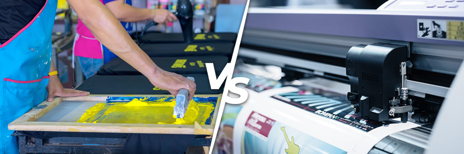 Screen Printing vs Digital Printing: Which Technique Wins in 2024?