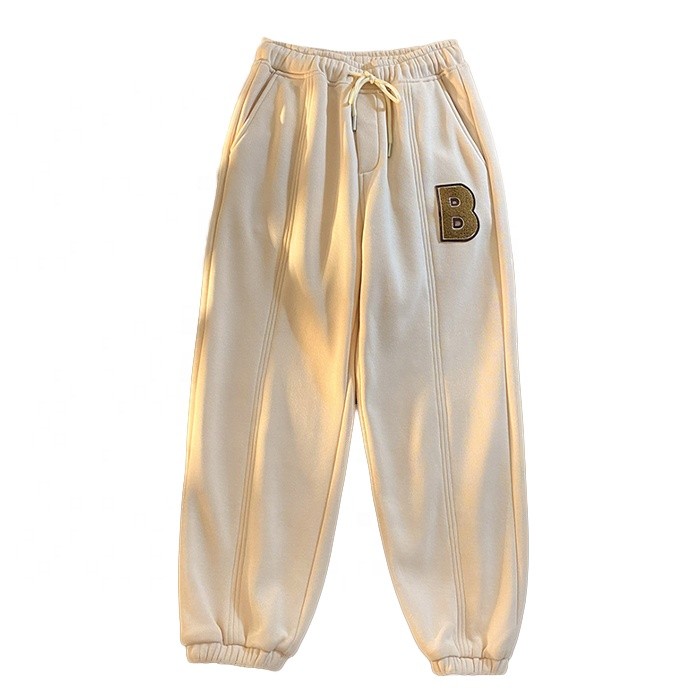 Custom Brand Embroidered Pattern Sweatpants