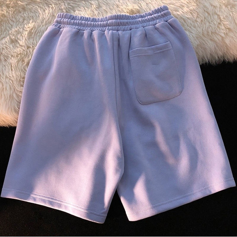 Customized women's trendy powder puff shorts
