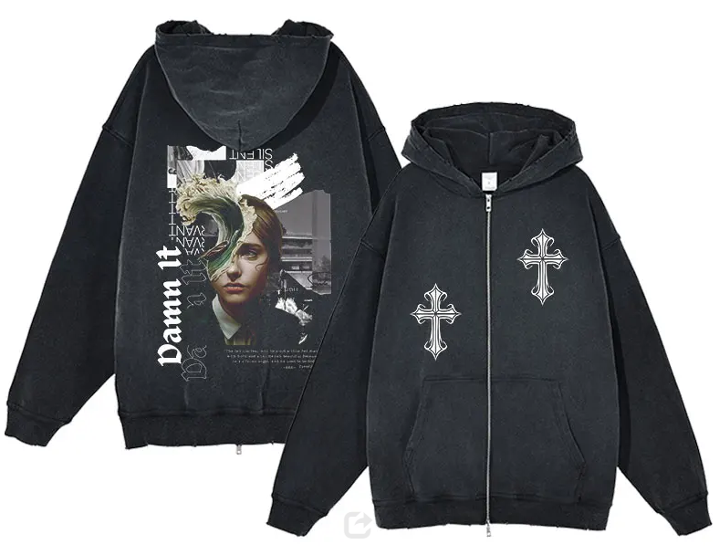 パーカー・フーディ Luxury Street Wear washed vintage hoodie she be unisexual Luxury Street Wear washed vintage hoodie cross be unisexual