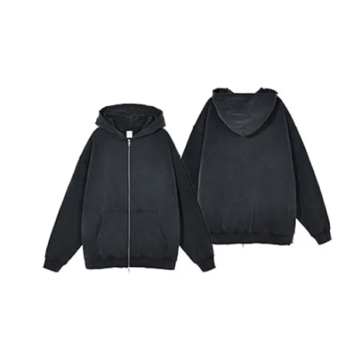 Vintage Hoodie Manufacturer|Custom Logo|Zipper|Cardigan|Washed|High Weight|Wholesale
