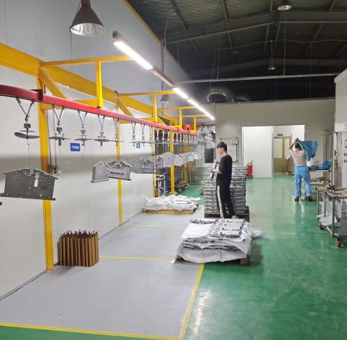 Professional casting automatic production line and spray pai