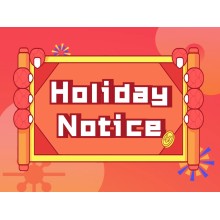 TimeX Spring Festival Factory Holiday Notice 2024