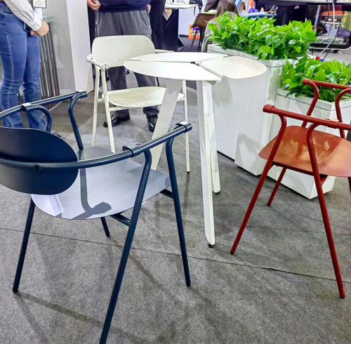 Shanghai International Future Office Space Exhibition Wraps Up Successfully, TimeX Metal Tables and Chairs and Adjustable Stands Garner Significant Attention